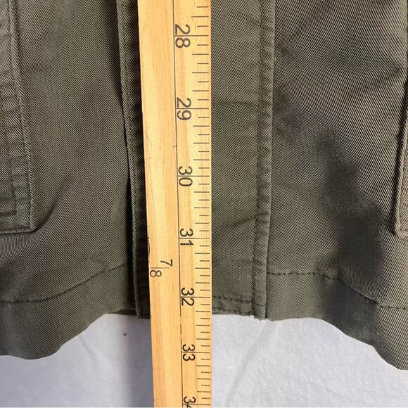 Eddie Bauer Chore Coat Mens Large Army Green Gorpcore Hooded Utility Barn Jacket - Picture 11 of 12
